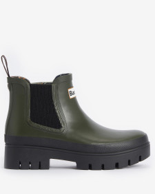 Halton Ankle Wellingtons Olive-Black