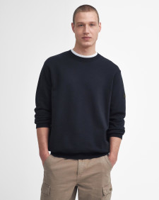 Outline Badge Sweatshirt Classic Black