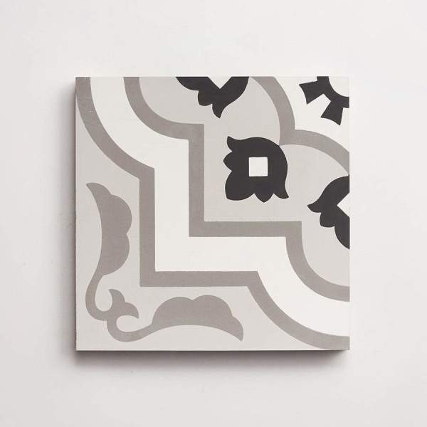 cement: london apothecary | grande | matte | white, metal, black + ash | sample 