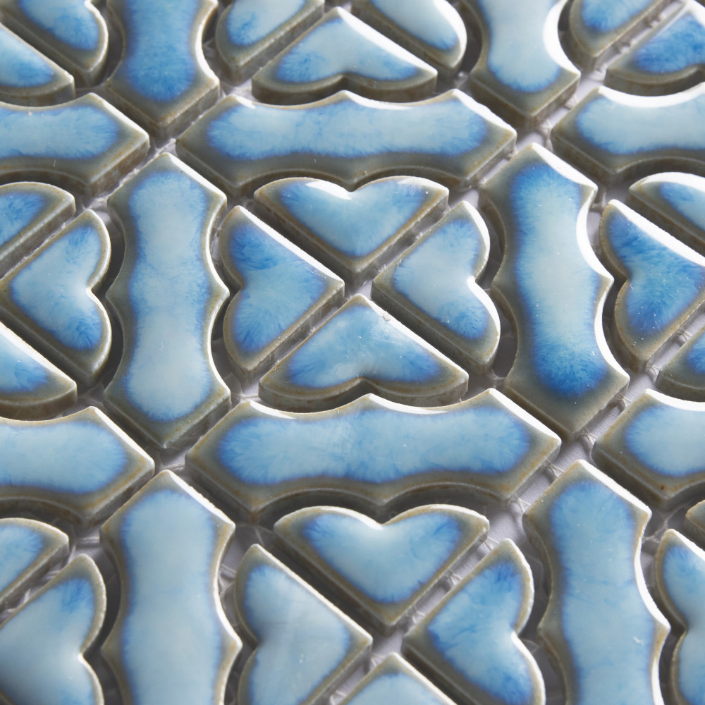 Sample – Hudson Tower Marine Porcelain Mosaic Tile