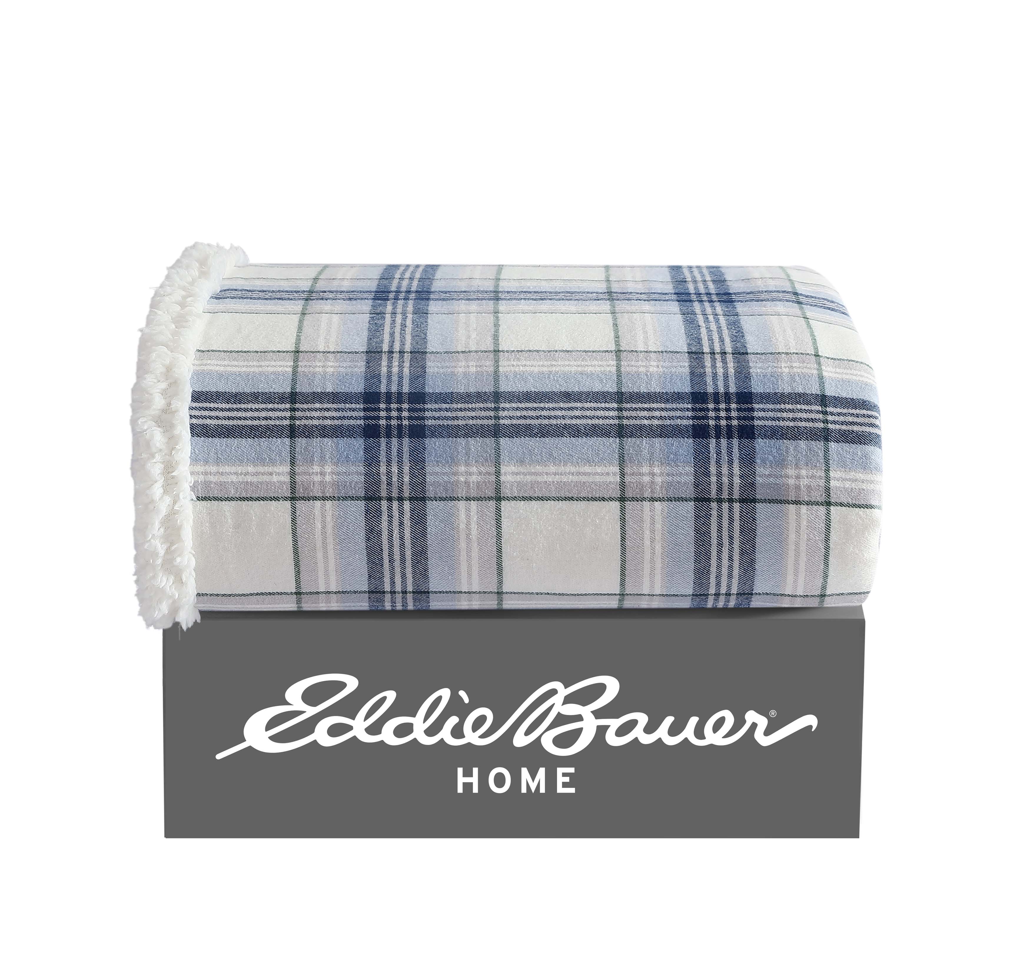 Eddie Bauer Plush-Fleece Throw Blanket