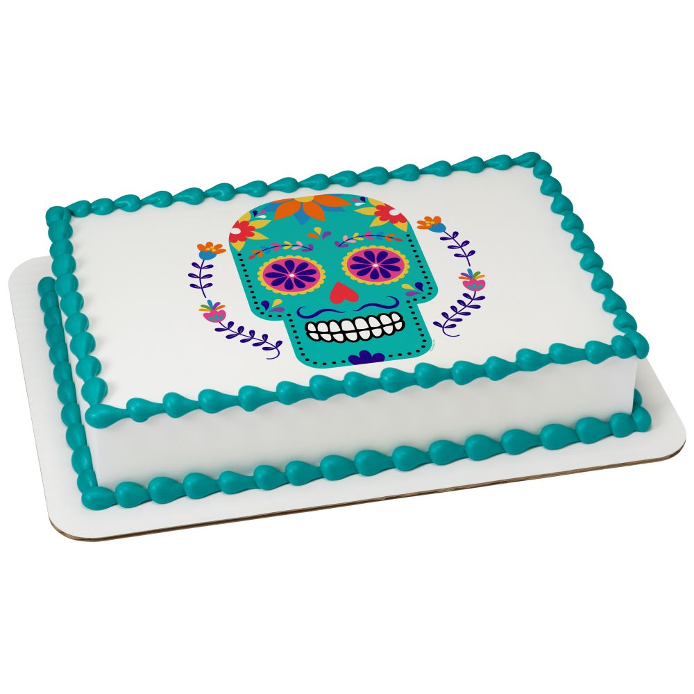 Image Cake Día de los Muertos Sugar Skull