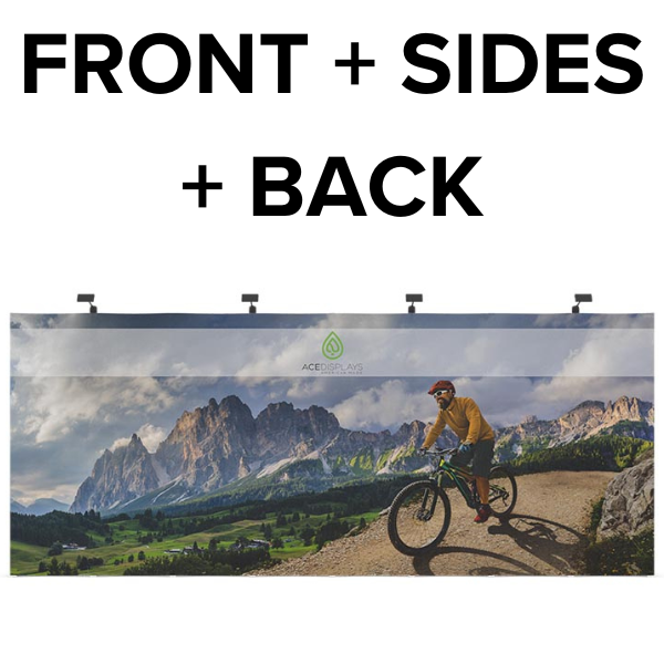 Flat Front, Sides & Back Graphic