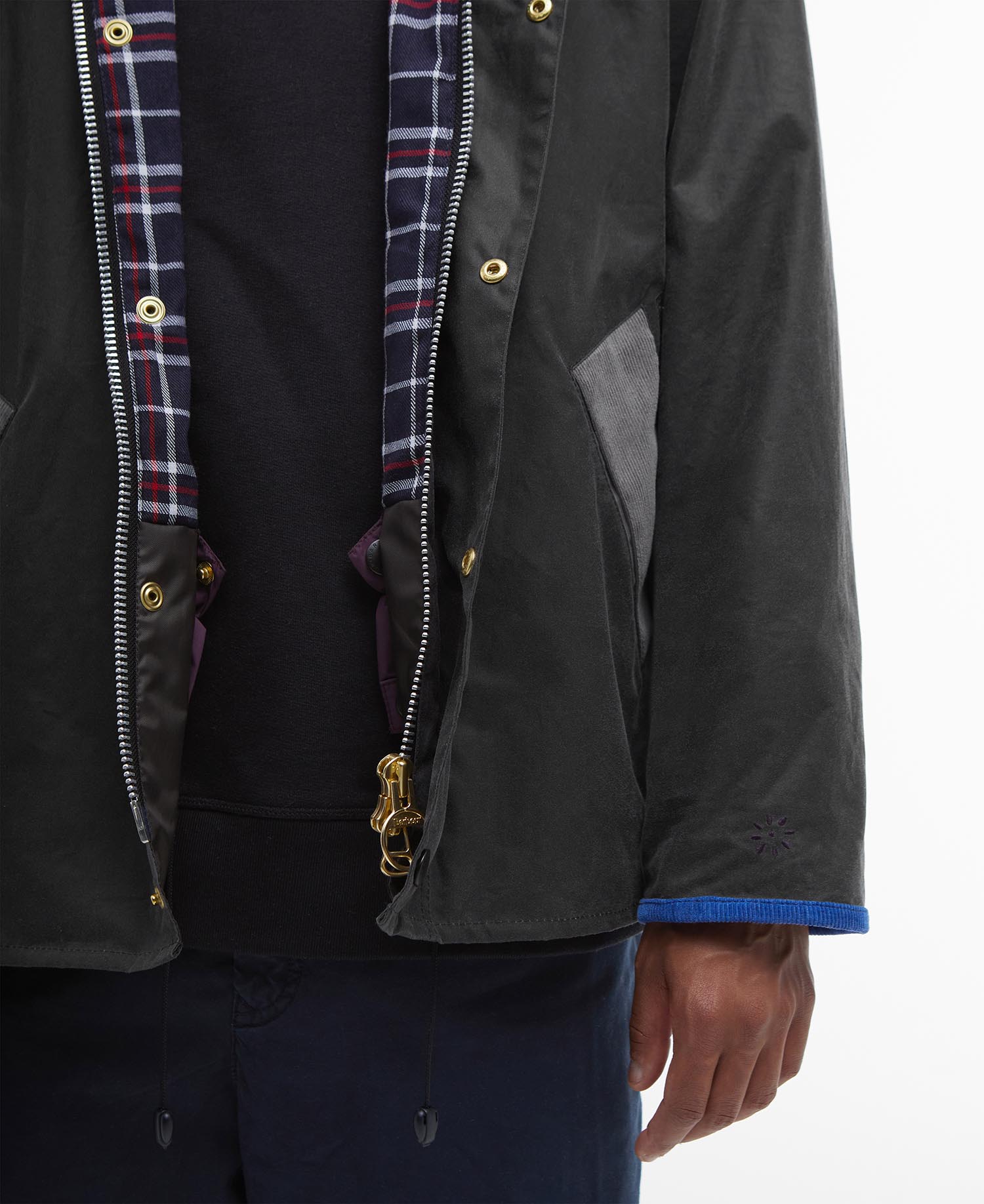 Barbour x Flower Mountain Oversized Transport Waxed Jacket image number 8