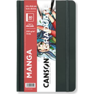 Graduate Manga Sketchbook, 200 gsm (74 lb), 80 Sheets