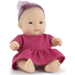 My Friends & Me Baby Doll, Asian Girl, 8-1/4" (Bag)