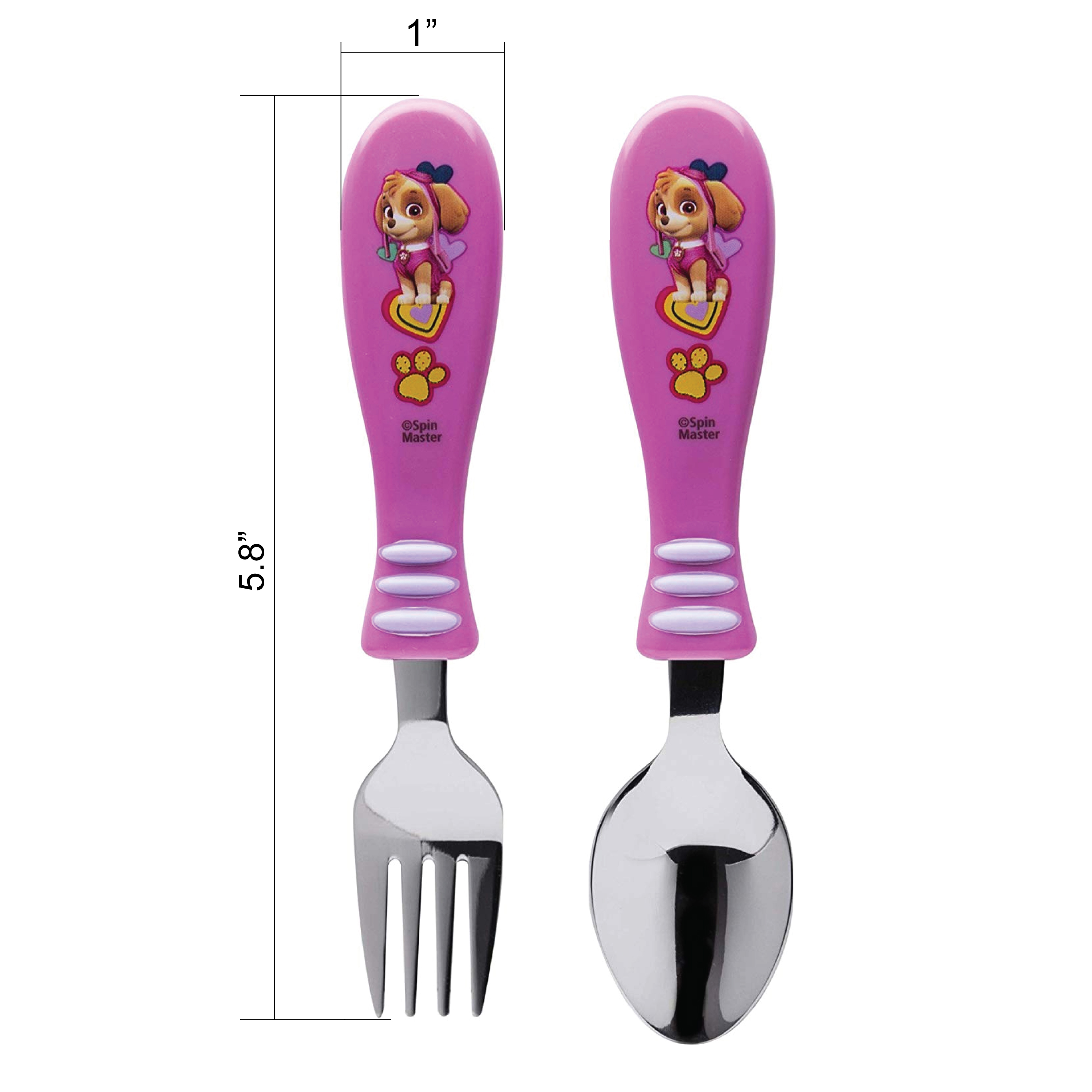 Paw Patrol Kid’s Dinnerware Set, Skye, Everest and Marshall, 3-piece set
