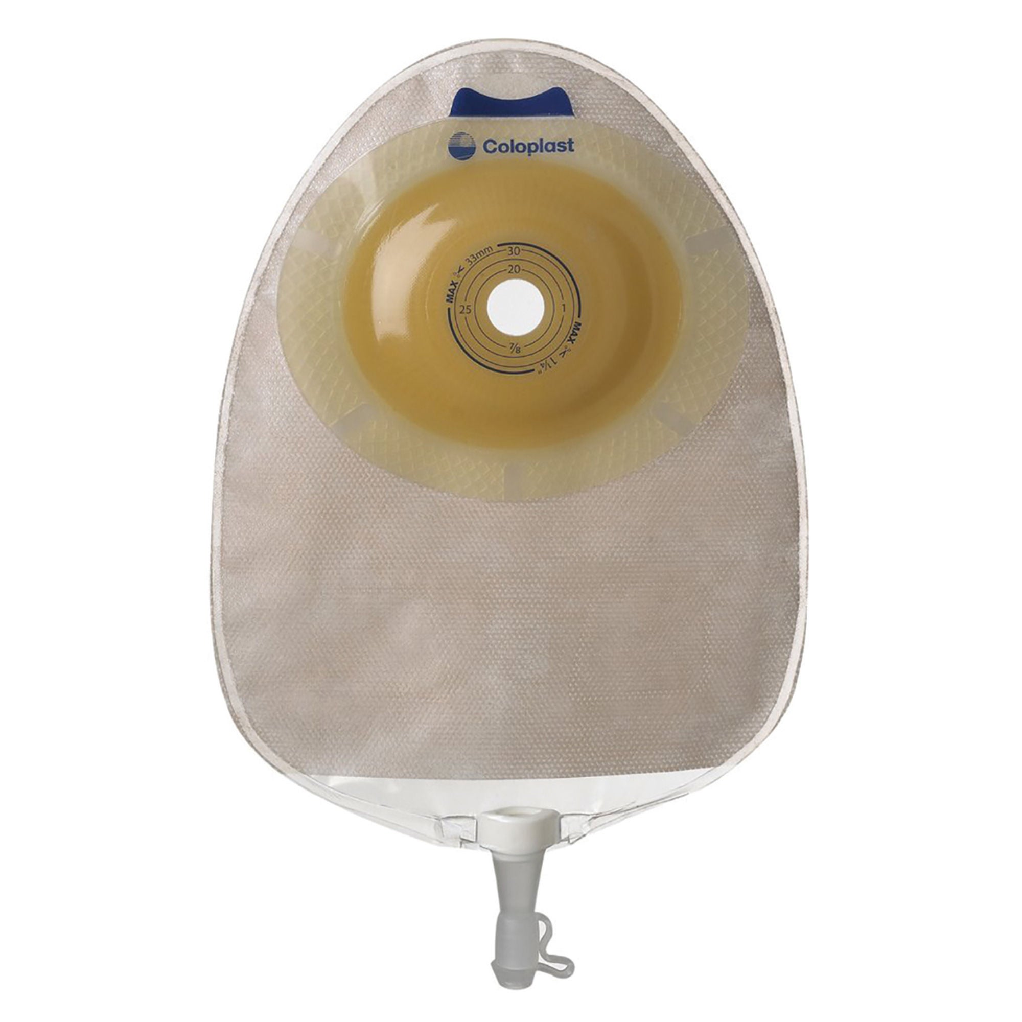 SenSura® Xpro Convex Light 1-Piece Opaque Urostomy Pouch, 22 mm Stomas
