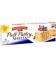 (10 ounces) Pepperidge Farm® Puff Pastry Shells, prepared according to package directions