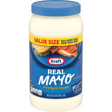 Kraft Real Mayo Creamy & Smooth Mayonnaise, 48 fl oz Jar
