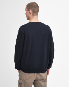 Outline Badge Sweatshirt Classic Black