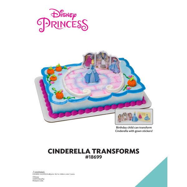 Disney Princess Cinderella Transforms The Magic of Cakes® Icing Only Page
