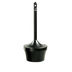Rubbermaid Commercial, Aladdin Smoker's Station®, Metal, Gray, Smoking Receptacle