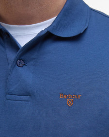 Austwick Tipped Polo Shirt Dark Denim