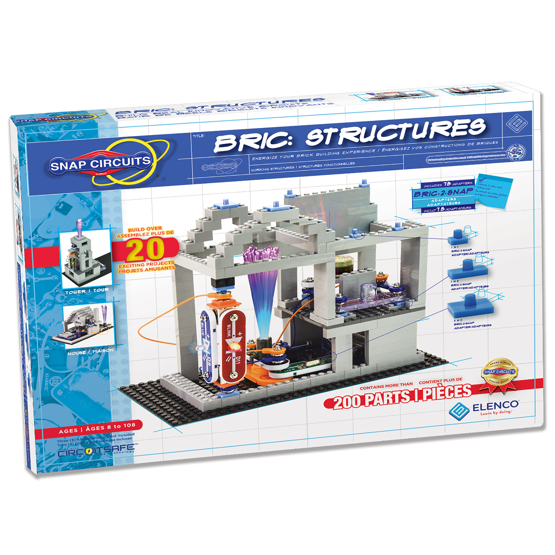 Elenco Snap Circuits Bric, Structures image number null