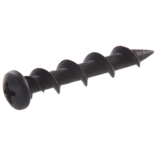 WALLDOG Screw & Anchor In One! Black Pan Head Phillips 3/16