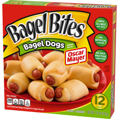 Bagel Bites Bagel Dogs with Oscar Mayer, 12 ct Box