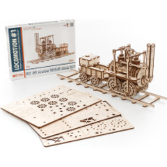 Locomotive 3D Wooden STEM Construction Kit