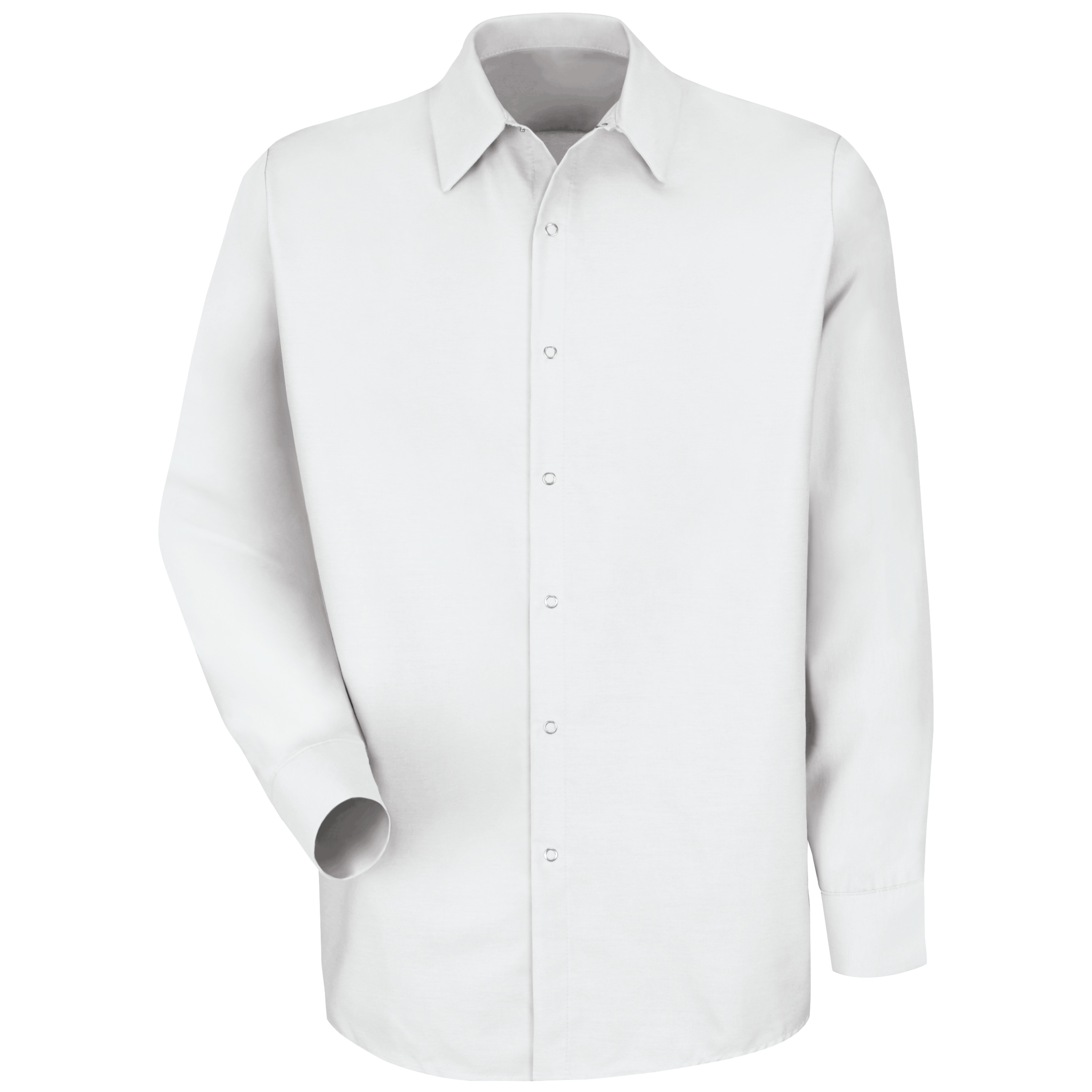 Red Kap Men's Long Sleeve Specialized Pocketless Work Shirt - Picture 10 of 11