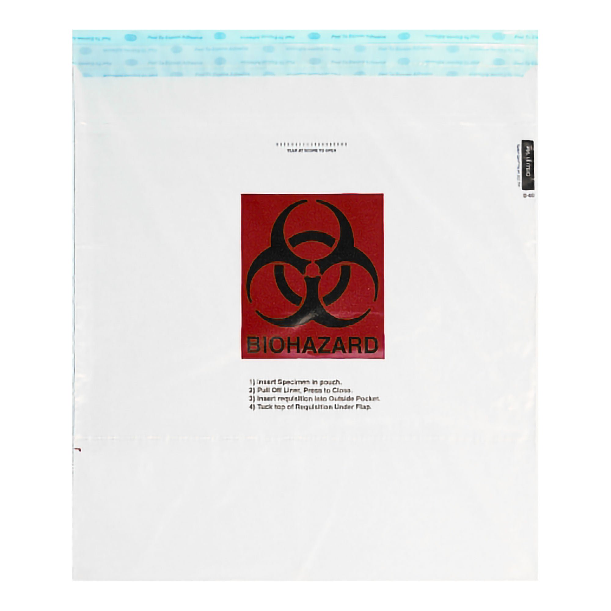 Speci-Gard® Specimen Transport Bag, Document Pouch, Adhesive Closure, 15 x 17"