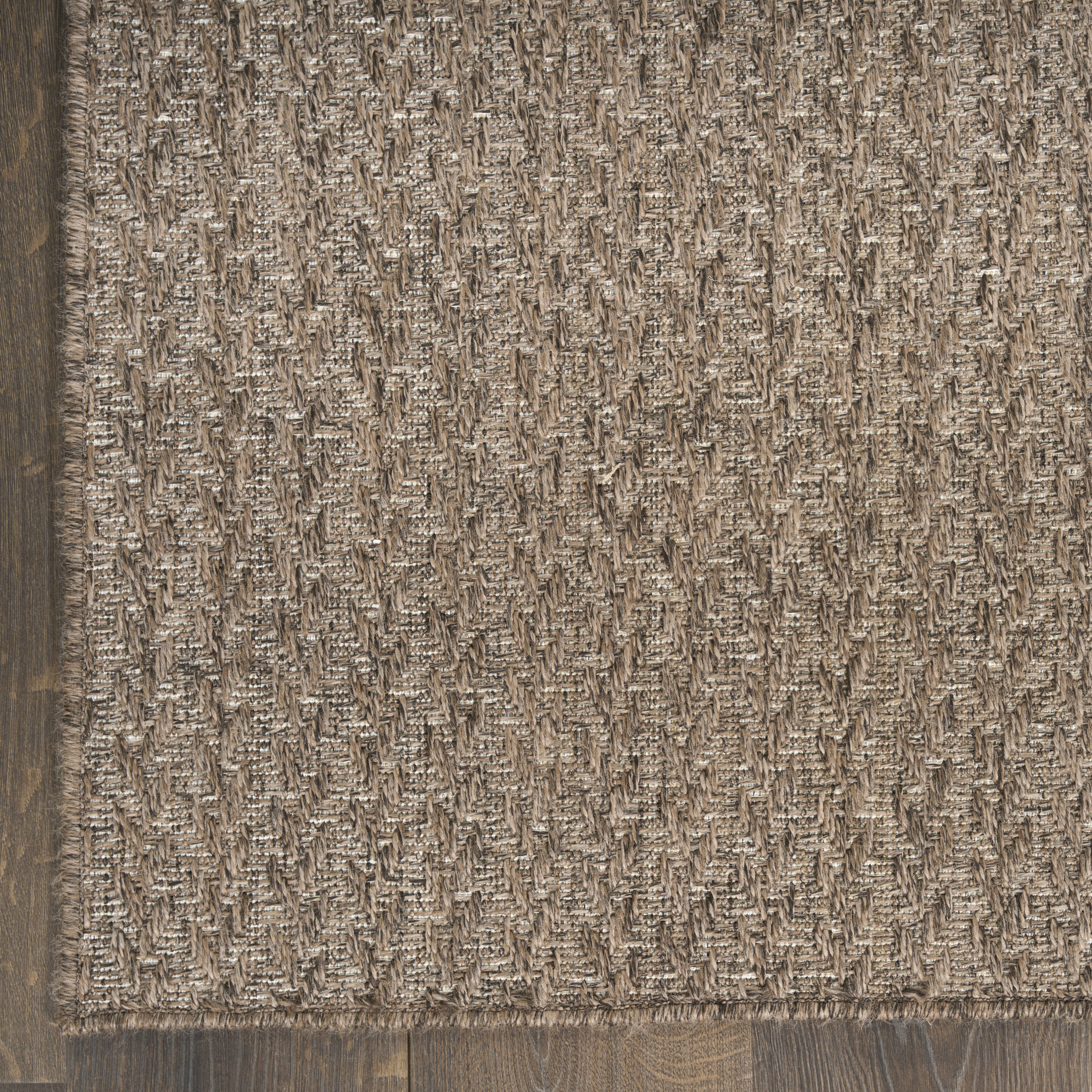 Nourison Tulum 4' x 6' Brown Outdoor Rug