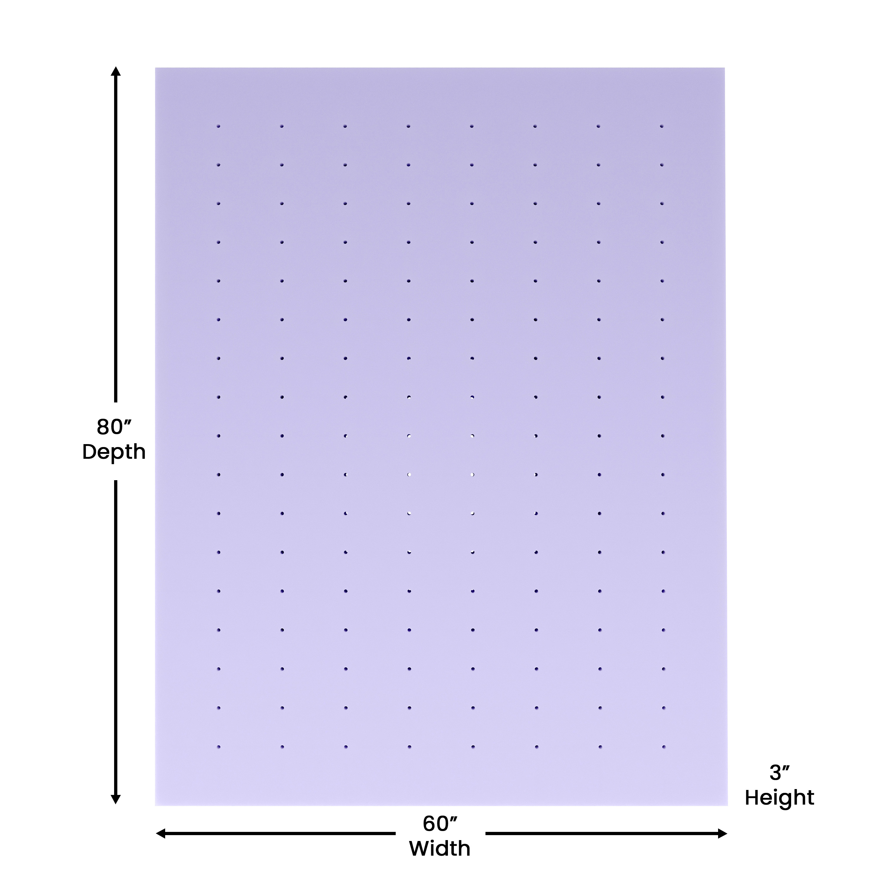 Astor 3" Memory Foam King Size Mattress Topper with Lavender Infused, CertiPU... - Picture 22 of 41