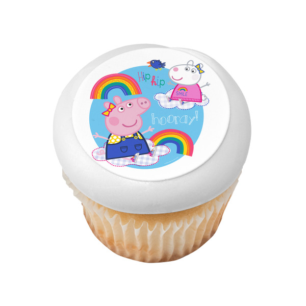 Peppa Pig™ Hip Hip Hooray PhotoCake® Edible Image®