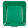 Rubbermaid Commercial, Sustain, Compost, 23 gal, Resin, Green, Square, Receptacle