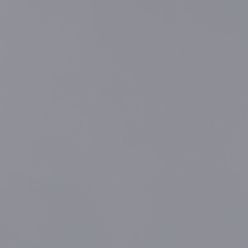 Square plain fabric sample in pale charcoal grey.