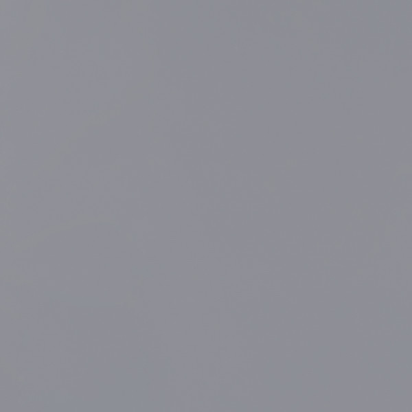 Square plain fabric sample in pale charcoal grey.