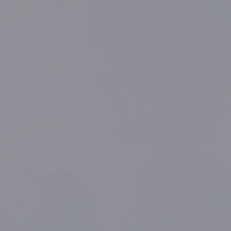 Square plain fabric sample in pale charcoal grey.