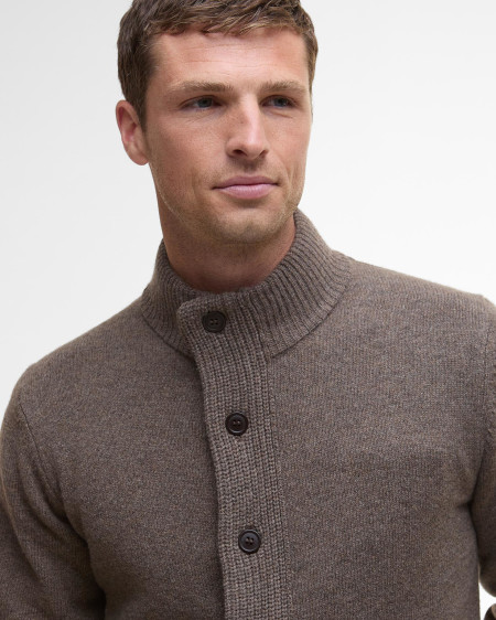 Maglione con zip Patch