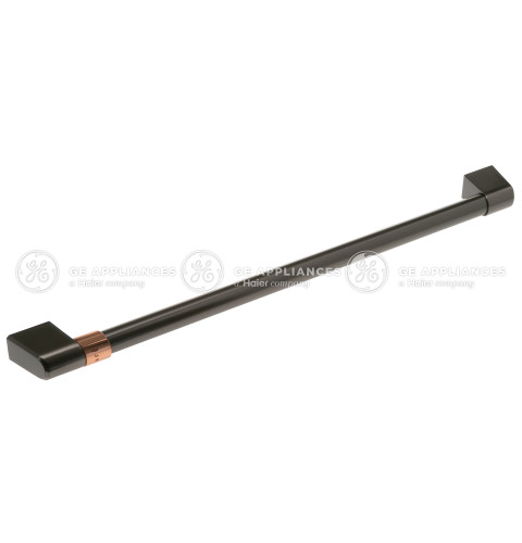 BRUSHED BLACK SS BADGE DOOR HANDLE