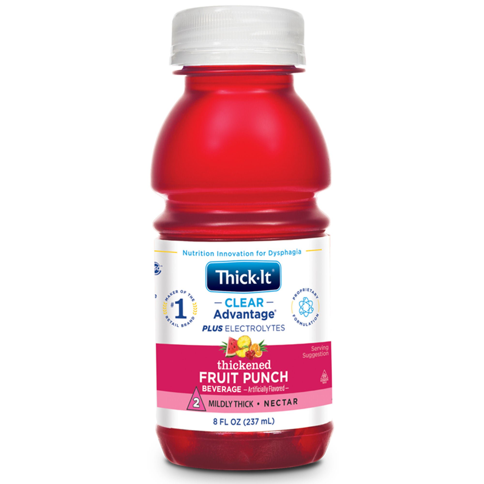 Thick-It® Clear Advantage® Plus Electrolytes Thickened Beverage, Fruit Punch
