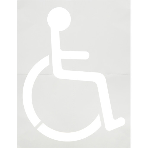 Hillman Handicapped Parking Symbol Stencil 30 x 36