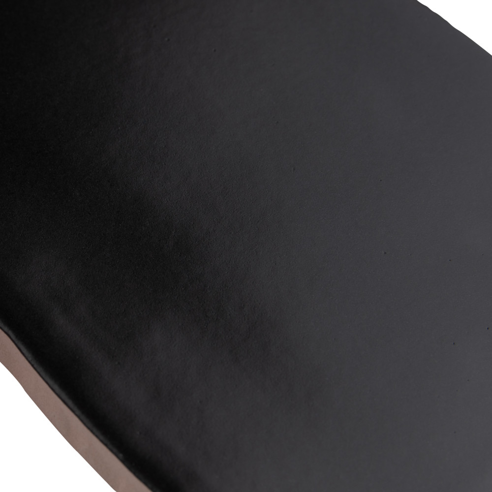 Castillo Matte Black 3 in. x 6 in. Ceramic Wall Tile