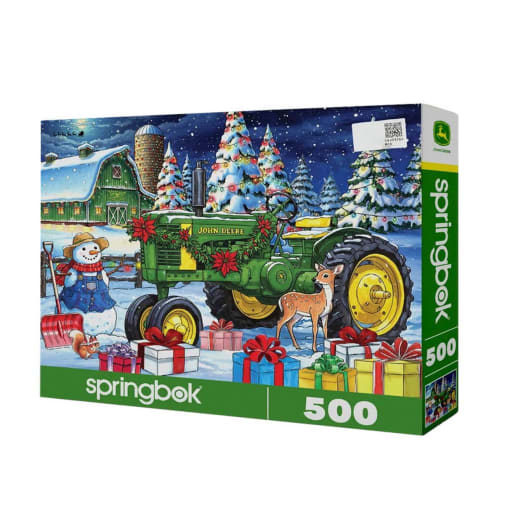 John Deere Festive Farm Surprise Puzzle (500 pieces)