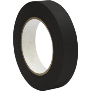 Premium Grade Masking Tape, 1" x 55 yds, Black