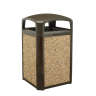Rubbermaid Commercial, Landmark Series, Landmark Series Stone Panels 50 Gal River Rock