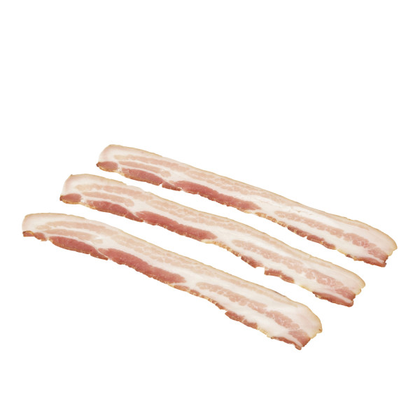 COUNTRY BRAND(tm) Bacon, Wide Shingle, 3/8" slice, 15 lb GCF . C1C0 - Front Center Out of Package (Hi Res)