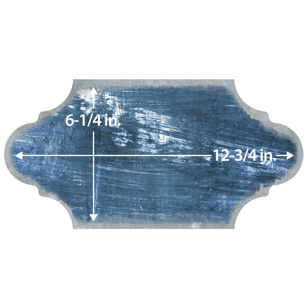 Sample – Dorne Provenzal Blue Porcelain Floor and Wall Tile