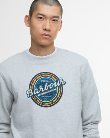 Carlisle Graphic Sweatshirt Grey Marl