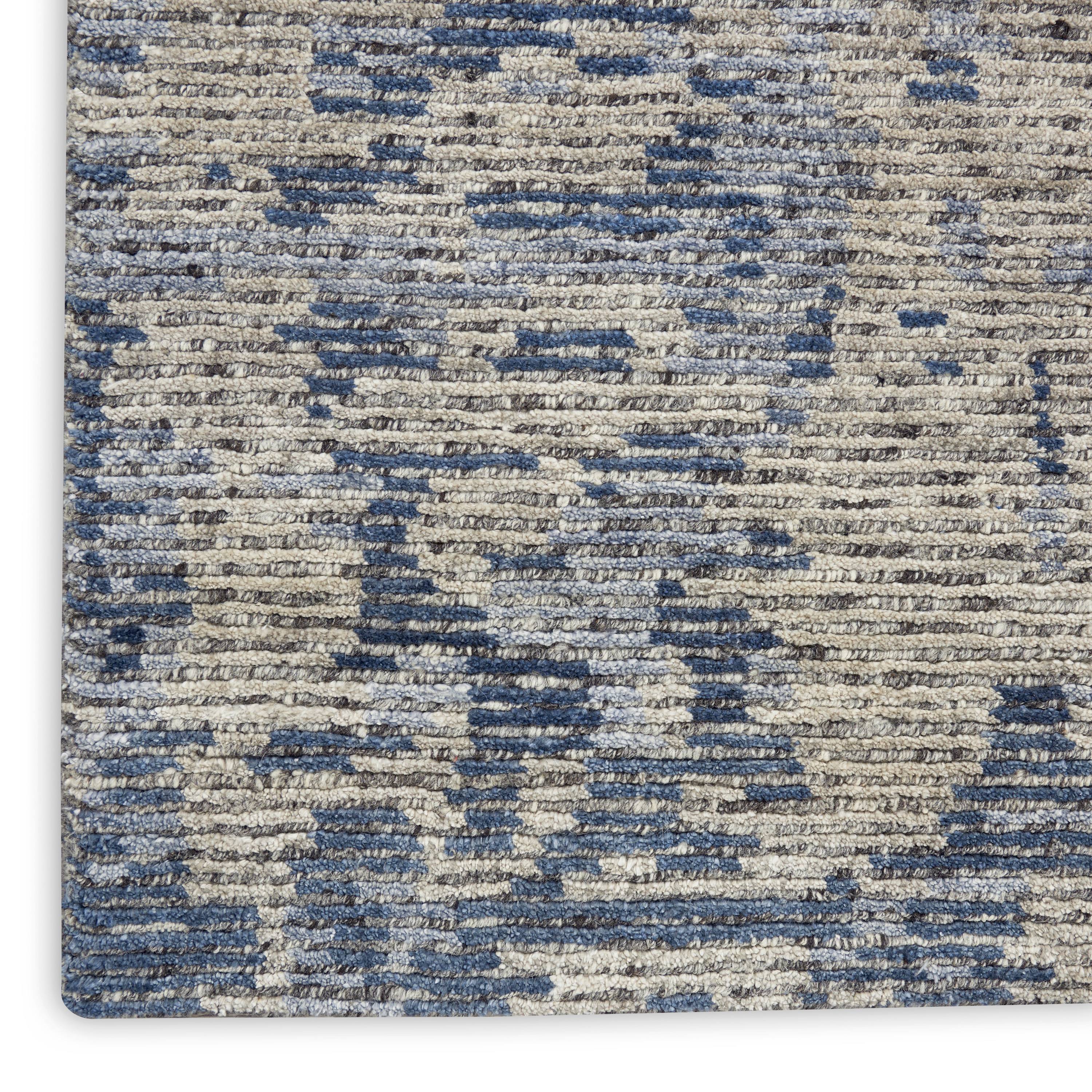 Nourison Ellora 7'9" x 9'9" Graphite Modern Indoor Rug