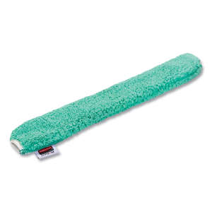 Rubbermaid Commercial, HYGEN, 23" Dusting Sleeve, Microfiber, Green, 22 in