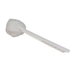 Impact, 4.5in, Duralon Toilet Bowl Mop, Polypropylene Bristles, White