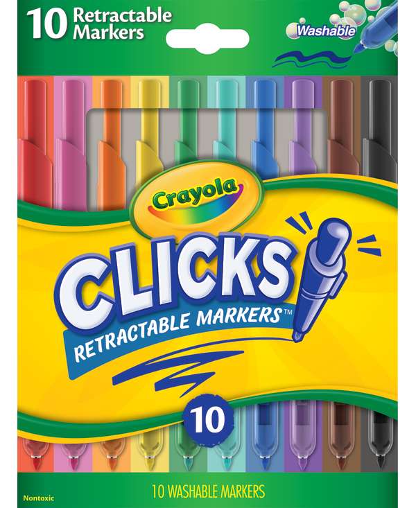 CLICKS Retractable Markers,...