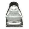 Copper One-Hole Lug, Standard  Barrel, Peep Hole, Max 35kV, Wire Size 2/0 AWG, Black
