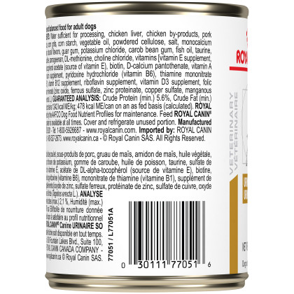Royal Canin Veterinary Diet Canine Urinary SO Canned Dog Food