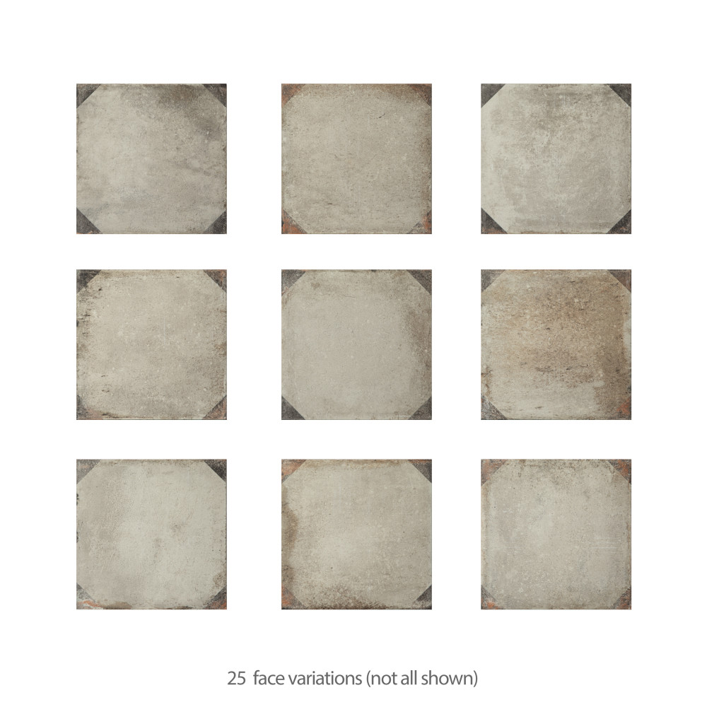 D’Anticatto Decor Trapani 8-3/4 in. x 8-3/4 in. Porcelain Floor and Wall Tile