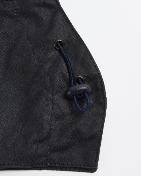 Waxed Storm Hood Classic Navy